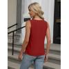 imageBlooming Jelly Womens Summer Tank Top Sleeveless Business Casual Outfits 2025 Basic Loose Dressy Work ShirtDark Red