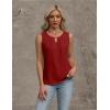 imageBlooming Jelly Womens Summer Tank Top Sleeveless Business Casual Outfits 2025 Basic Loose Dressy Work ShirtDark Red