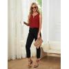 imageBlooming Jelly Womens Summer Tank Top Sleeveless Business Casual Outfits 2025 Basic Loose Dressy Work ShirtDark Red