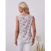 imageBlooming Jelly Womens Summer Tank Top Sleeveless Business Casual Outfits 2025 Basic Loose Dressy Work ShirtFloral