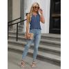 imageBlooming Jelly Womens Summer Tank Top Sleeveless Business Casual Outfits 2025 Basic Loose Dressy Work ShirtHaze Blue