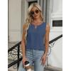 imageBlooming Jelly Womens Summer Tank Top Sleeveless Business Casual Outfits 2025 Basic Loose Dressy Work ShirtHaze Blue