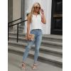 imageBlooming Jelly Womens Summer Tank Top Sleeveless Business Casual Outfits 2025 Basic Loose Dressy Work ShirtWhite