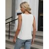 imageBlooming Jelly Womens Summer Tank Top Sleeveless Business Casual Outfits 2025 Basic Loose Dressy Work ShirtWhite