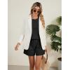 imageBlooming Jelly Womens Summer Two Piece Sets Vacation Outfits Pleated Button Linen Matching Set Tank Top Shorts with PocketsBlack