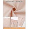 imageBlooming Jelly Womens Summer Two Piece Sets Vacation Outfits Pleated Button Linen Matching Set Tank Top Shorts with PocketsLight Apricot