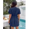 imageBlooming Jelly Womens Swimsuit Cover Ups Button Down Bathing Suit Coverups Bikini Beach Dress for SwimwearBlue