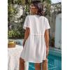 imageBlooming Jelly Womens Swimsuit Cover Ups Button Down Bathing Suit Coverups Bikini Beach Dress for SwimwearWhite