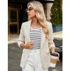 imageBlooming Jelly Womens Tank Tops Built in Bra Summer Trendy Sleeveless Tops Ribbed Square Neck ShirtsWhite Striped