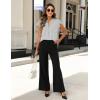 imageBlooming Jelly Womens White Blouse V Neck Ruffle Sleeve Flowy Shirts Dressy Casual Cute Summer TopsStripedgrey 01 and White