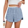 Blue White Plaid