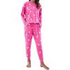 imageBlooming Jelly Womens Cute Pajama Sets Long Sleeve Heart Printed Lounge Set Pockets Two Piece Outfits 2025Pink
