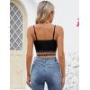 imageBlooming Jelly Womens Crop Tank Tops Summer Trendy Going Out Outfits Sexy Sleeveless Color Block Cami ShirtsBlack