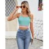 imageBlooming Jelly Womens Crop Tank Tops Summer Trendy Going Out Outfits Sexy Sleeveless Color Block Cami ShirtsBluegreen