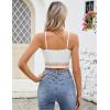 imageBlooming Jelly Womens Crop Tank Tops Summer Trendy Going Out Outfits Sexy Sleeveless Color Block Cami ShirtsWhite