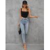 imageBlooming Jelly Womens Crop Tops Ribbed Tank Tops Sleeveless Summer Tops Going Out OutfitsBlack