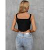 imageBlooming Jelly Womens Crop Tops Ribbed Tank Tops Sleeveless Summer Tops Going Out OutfitsBlack