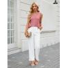 imageBlooming Jelly Womens Dressy Casual Blouses Business Tank Tops Sleeveless V Neck Button Down Shirts 2024 Summer OutfitsDusty Pink