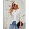 imageBlooming Jelly Womens Dressy Casual Blouses Business Tank Tops Sleeveless V Neck Button Down Shirts 2024 Summer OutfitsWhite