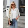 imageBlooming Jelly Womens Dressy Casual Blouses Business Work Outfits Summer Sleeveless Tank Top Lace Sleeve Keyhole ShirtsWhite