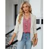 imageBlooming Jelly Womens Summer Tank Tops V Neck Ruffle Sleeveless Dressy Casual Blouse Loose Ladies Trendy Business Work ShirtFuchsia