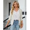 imageBlooming Jelly Womens Summer Tank Tops V Neck Ruffle Sleeveless Dressy Casual Blouse Loose Ladies Trendy Business Work ShirtWhite