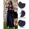imageBlooming Jelly Womens Two Piece Sets Sleeveless Tank Top Summer Outfits Wide Leg Pants Set Jumpsuits with PocketsBlue