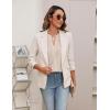 imageBlooming Jelly Womens Blouses Dressy Causal V Neck Pintuck Short Petal Sleeve Business Tops Ladies Summer Trendy Work ShirtApricot