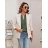 imageBlooming Jelly Womens Blouses Dressy Causal V Neck Pintuck Short Petal Sleeve Business Tops Ladies Summer Trendy Work ShirtArmy Green