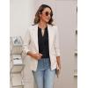 imageBlooming Jelly Womens Blouses Dressy Causal V Neck Pintuck Short Petal Sleeve Business Tops Ladies Summer Trendy Work ShirtBlack