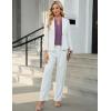 imageBlooming Jelly Womens Blouses Dressy Causal V Neck Pintuck Short Petal Sleeve Business Tops Ladies Summer Trendy Work ShirtPurple