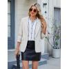 imageBlooming Jelly Womens Button Down Shirts Lace Crochet Dressy Casual Tops 34 Sleeve Work Summer Outfits 2025Black Striped