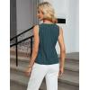 imageBlooming Jelly Womens Button Down Tank Tops Sleeveless Dressy Vest Business Casual Striped Outfits Summer Trendy 2025Dark Cyan