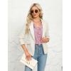 imageBlooming Jelly Womens Dressy Casual Blouses 34 Sleeve V Neck Ruffle Tops Business Ladies Summer 2025 Trendy Work ShirtPink