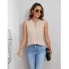 imageBlooming Jelly Womens Tank Tops Dressy Sleeveless Blouses Business Casual Tank Shirts V Neck Cami Summer Basic CamisoleApricot