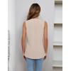 imageBlooming Jelly Womens Tank Tops Dressy Sleeveless Blouses Business Casual Tank Shirts V Neck Cami Summer Basic CamisoleApricot