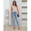 imageBlooming Jelly Womens Tank Tops Dressy Sleeveless Blouses Business Casual Tank Shirts V Neck Cami Summer Basic CamisoleApricot