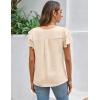 imageBlooming Jelly Women Dressy Casual Tops Business Work Blouses Summer Shirts Short Sleeve Crew Neck Outfits 2025Apricot