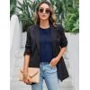imageBlooming Jelly Women Dressy Casual Tops Business Work Blouses Summer Shirts Short Sleeve Crew Neck Outfits 2025Deep Blue