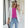imageBlooming Jelly Women Dressy Casual Tops Business Work Blouses Summer Shirts Short Sleeve Crew Neck Outfits 2025Orchid