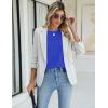 imageBlooming Jelly Women Dressy Casual Tops Business Work Blouses Summer Shirts Short Sleeve Crew Neck Outfits 2025Royal Blue