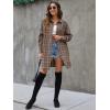 imageBlooming Jelly Womens Button Down Flannel Shirts Plaid Shacket Long Sleeve Collared Long Jacket CoatsSienna Plaid