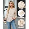 imageBlooming Jelly Womens Dressy Casual Blouses Business Work Tops 2024 Medium
