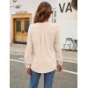imageBlooming Jelly Womens Dressy Casual Tops Business Long Sleeve Shirts Black Work Blouses Fall Fashion 2024Apricot