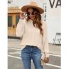 imageBlooming Jelly Womens Dressy Casual Tops Business Long Sleeve Shirts Black Work Blouses Fall Fashion 2024Apricot
