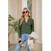 imageBlooming Jelly Womens Dressy Casual Tops Business Long Sleeve Shirts Black Work Blouses Fall Fashion 2024Army Green