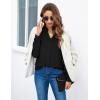 imageBlooming Jelly Womens Dressy Casual Tops Business Long Sleeve Shirts Black Work Blouses Fall Fashion 2024Black
