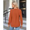 imageBlooming Jelly Womens Dressy Casual Tops Business Long Sleeve Shirts Black Work Blouses Fall Fashion 2024Caramel