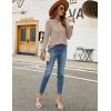imageBlooming Jelly Womens Dressy Casual Tops Business Long Sleeve Shirts Black Work Blouses Fall Fashion 2024Khaki