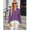 imageBlooming Jelly Womens Dressy Casual Tops Business Long Sleeve Shirts Black Work Blouses Fall Fashion 2024Purple